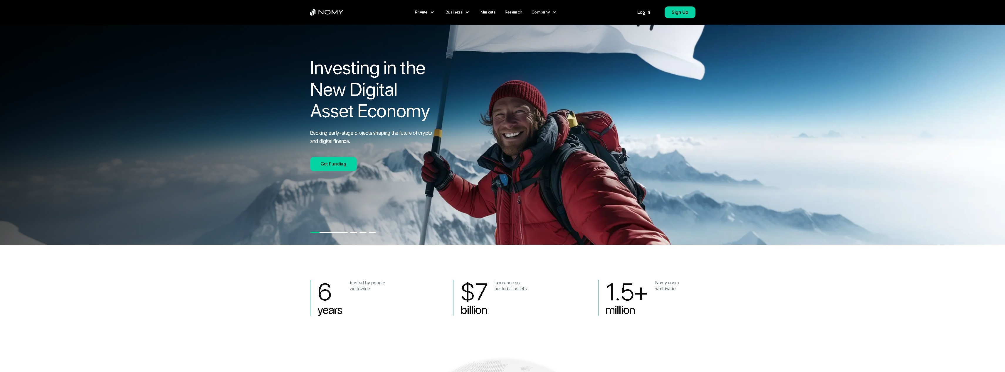 Screenshot of the actual Nomyfi.com scam page